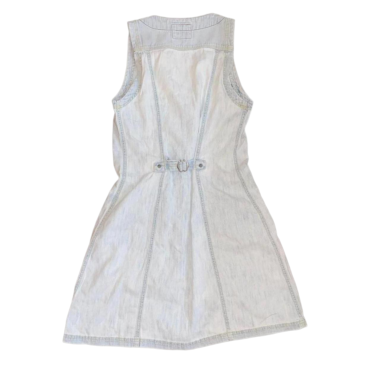 Miss Sixty faded light wash denim dress