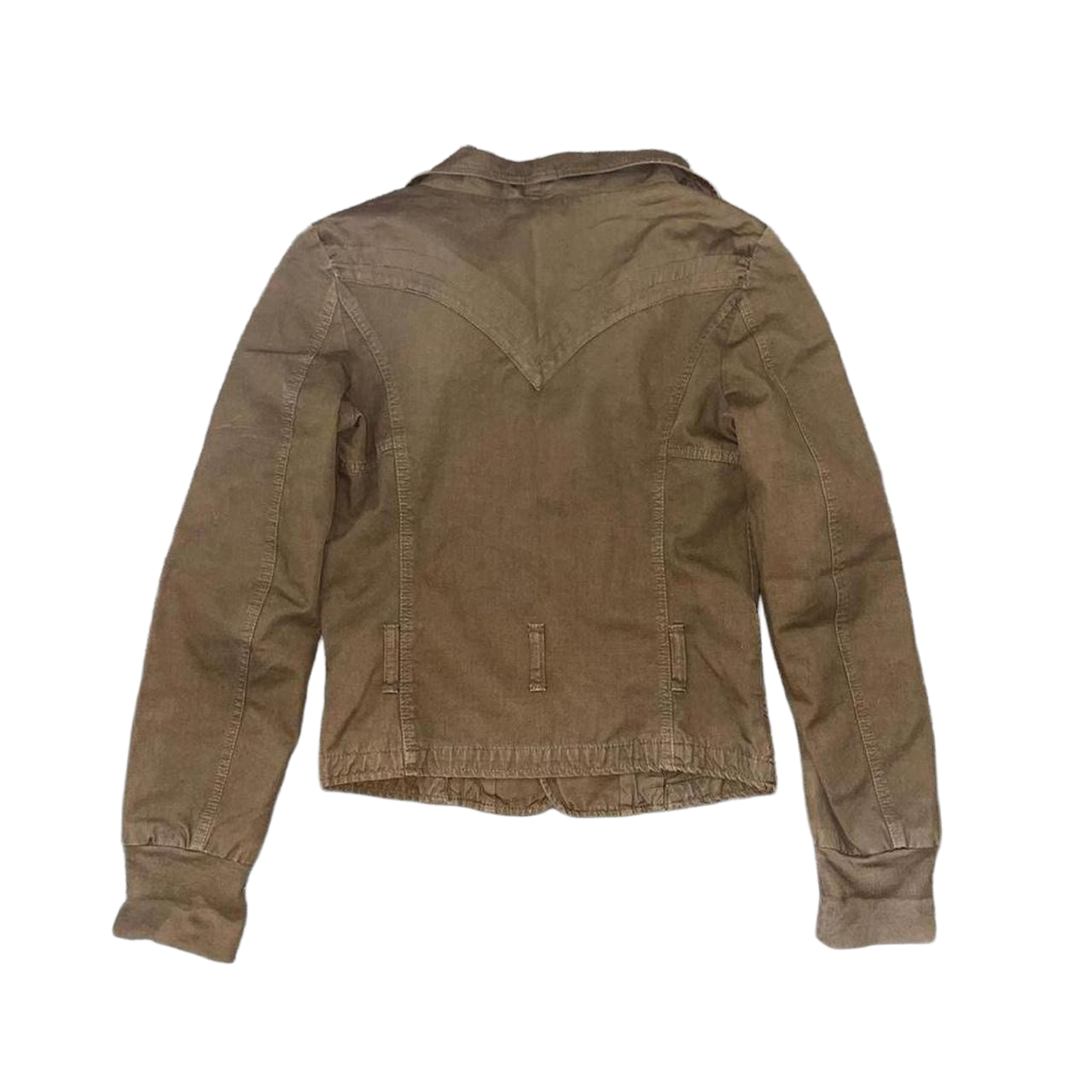 Diesel brown fitted utility jacket