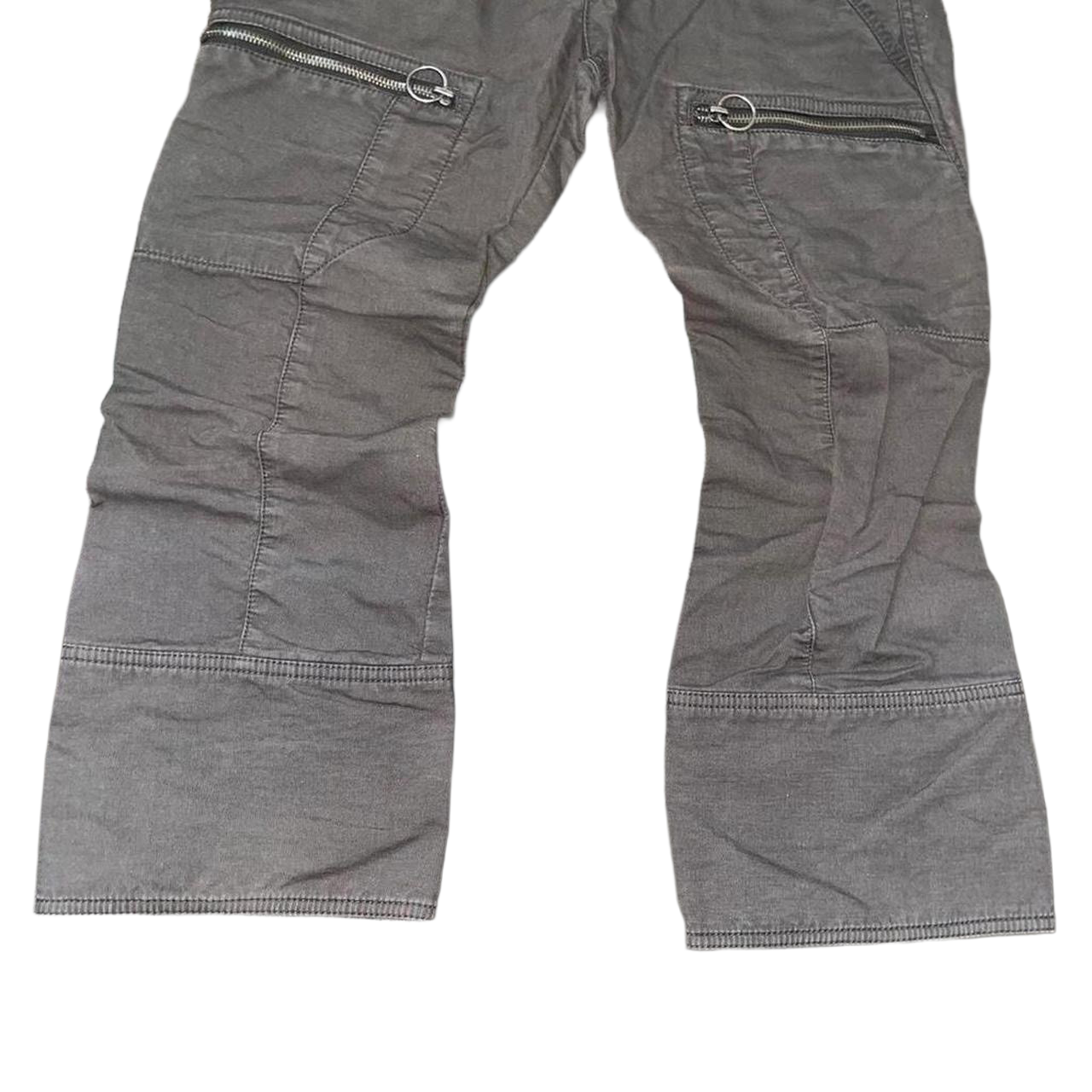 Diesel muted brown utility capris