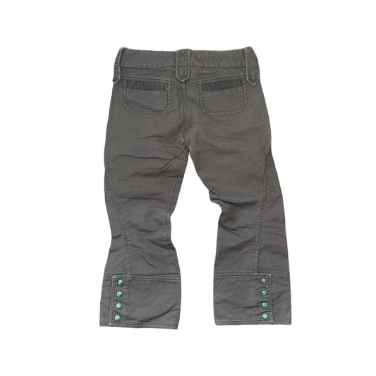 Diesel muted brown utility capris