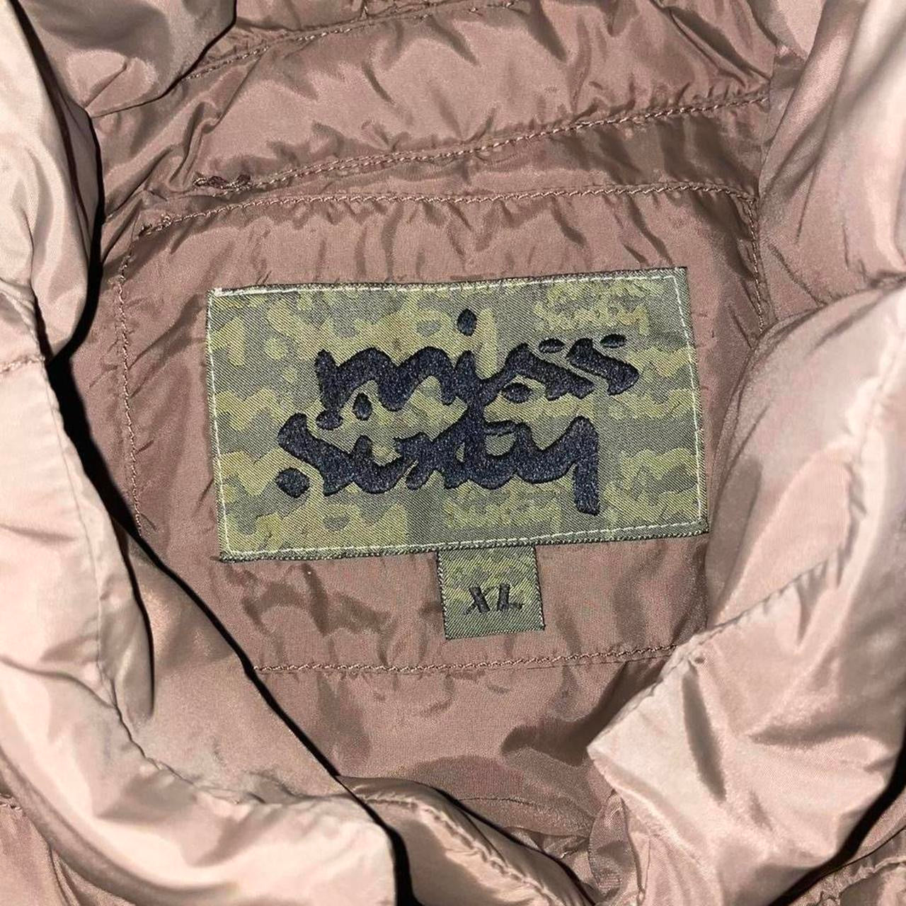 Miss Sixty brown puffer asymmetric jacket