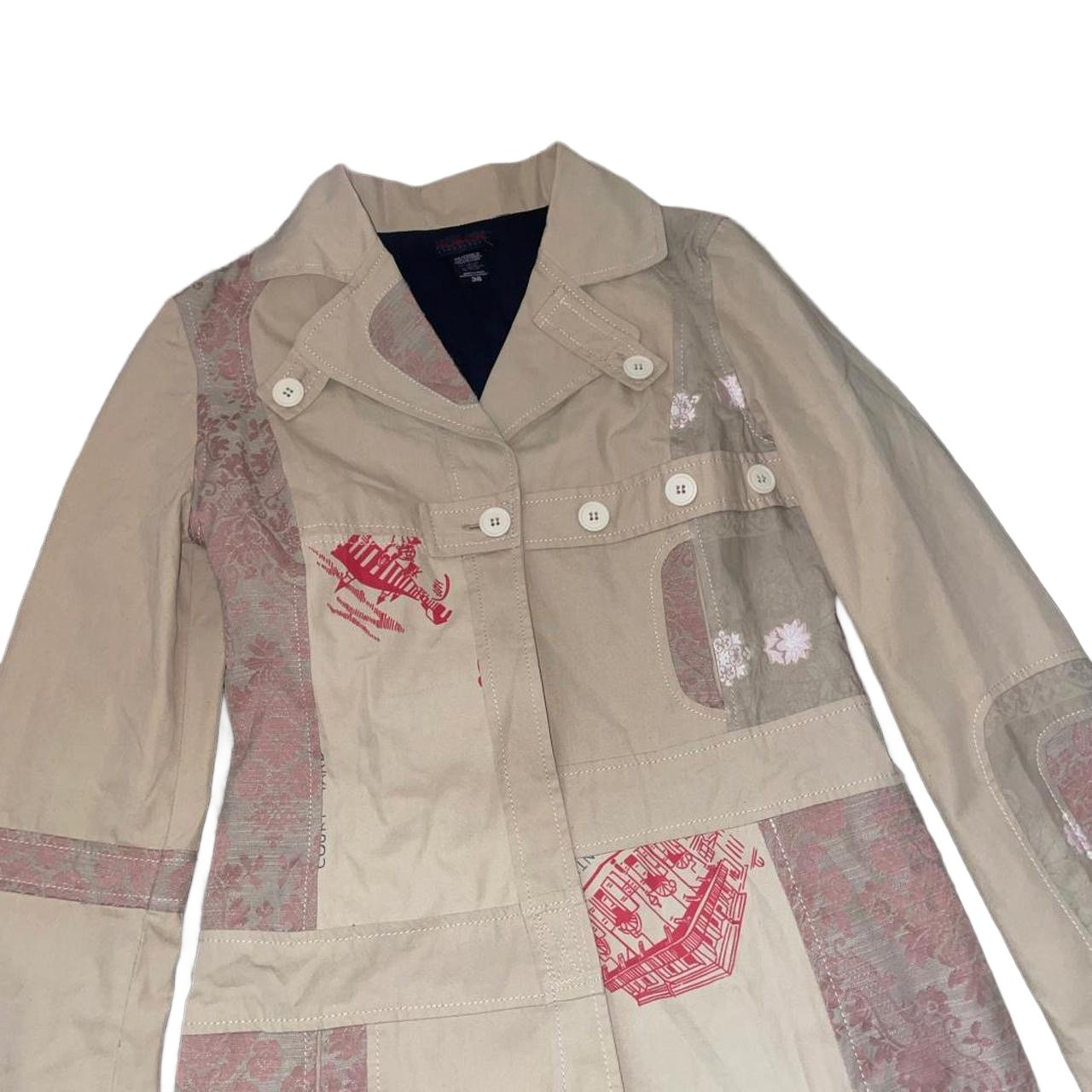 Custo Barcelona tan graphic trench