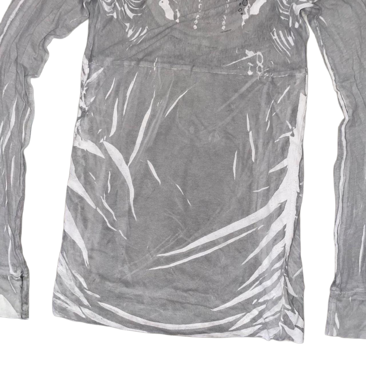 Diesel gray graphic long sleeve