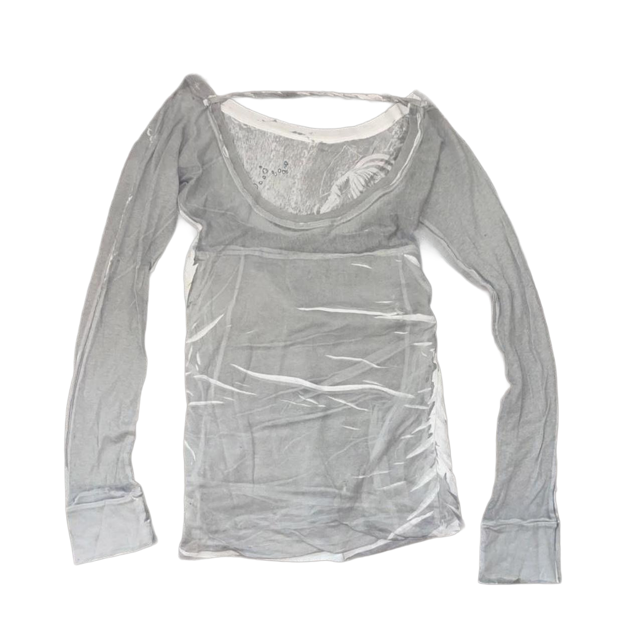 Diesel gray graphic long sleeve