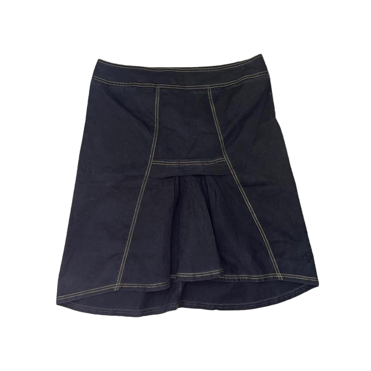 Cop. Copine black pleated midi skirt