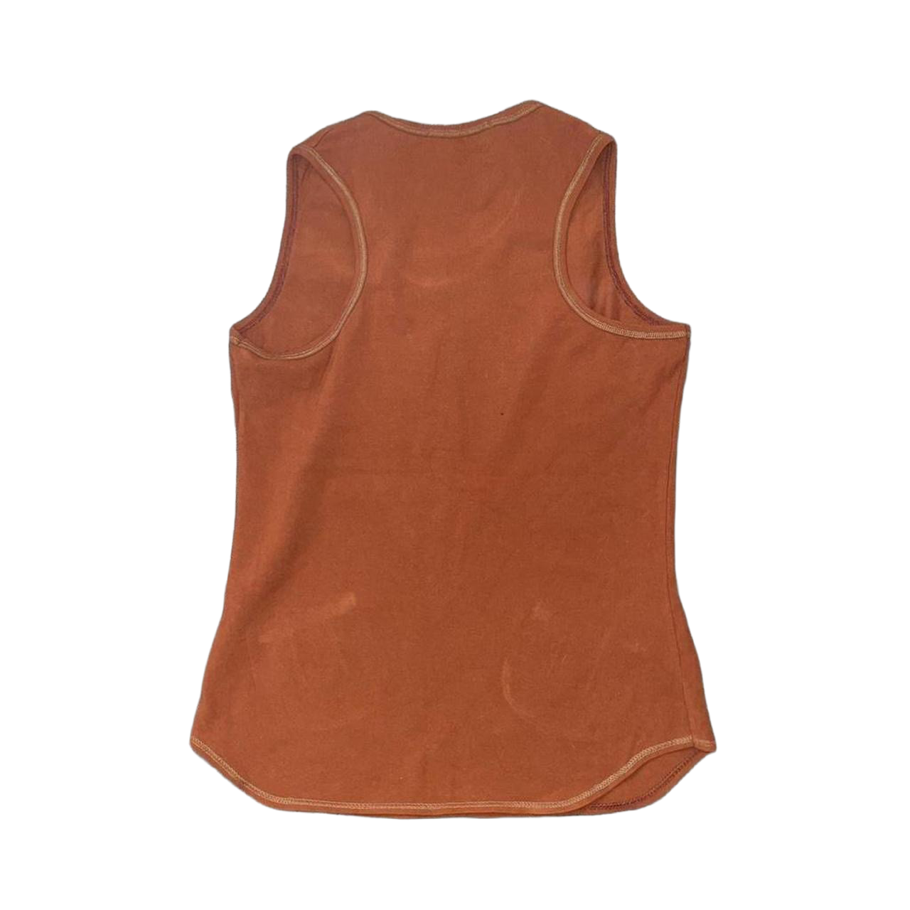 Cop. Copine burnt orange tank with pocket details