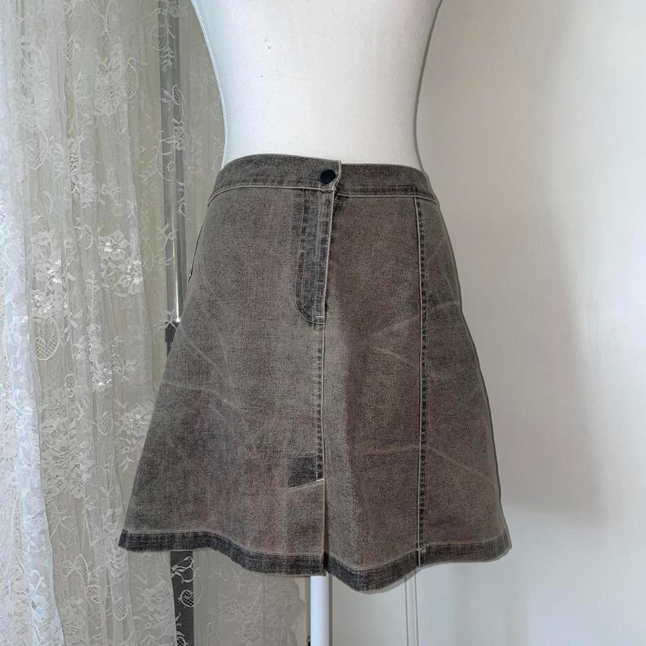 Cop. Copine faded gray skirt
