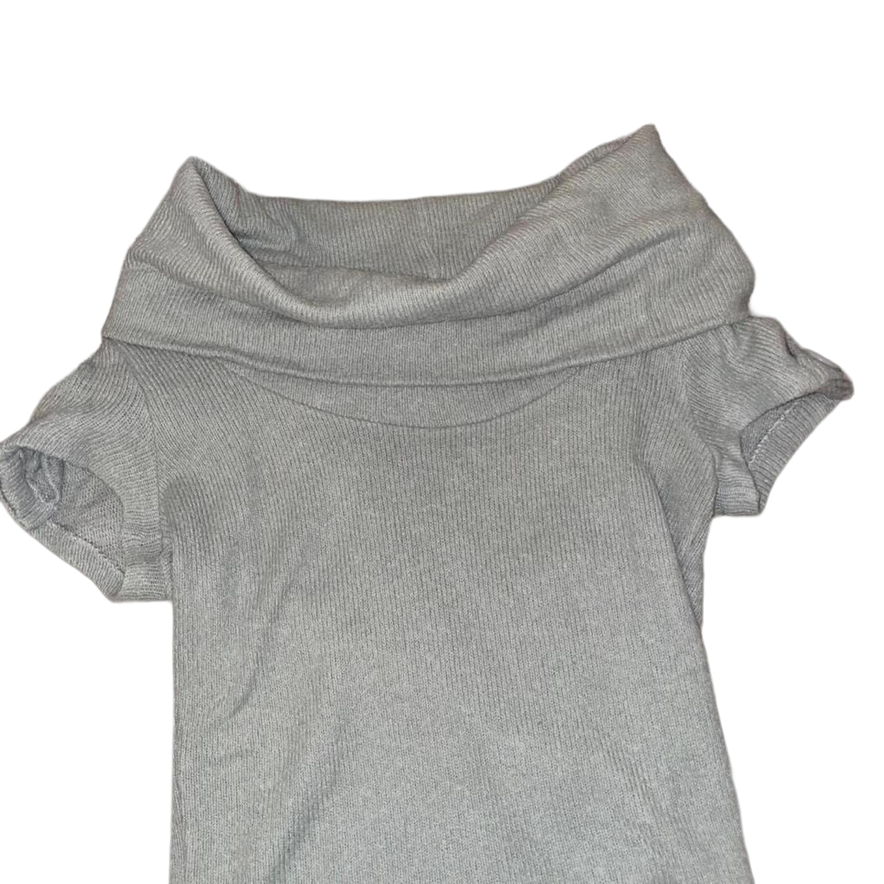 Miss Sixty gray knit cowl neck sweater top