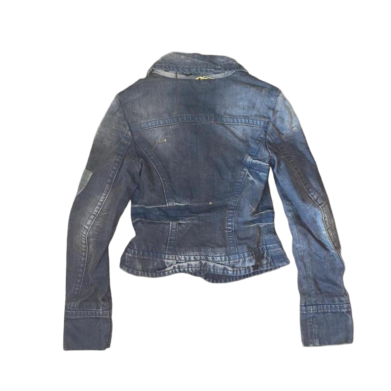 Miss Sixty faded dark wash utility jacket