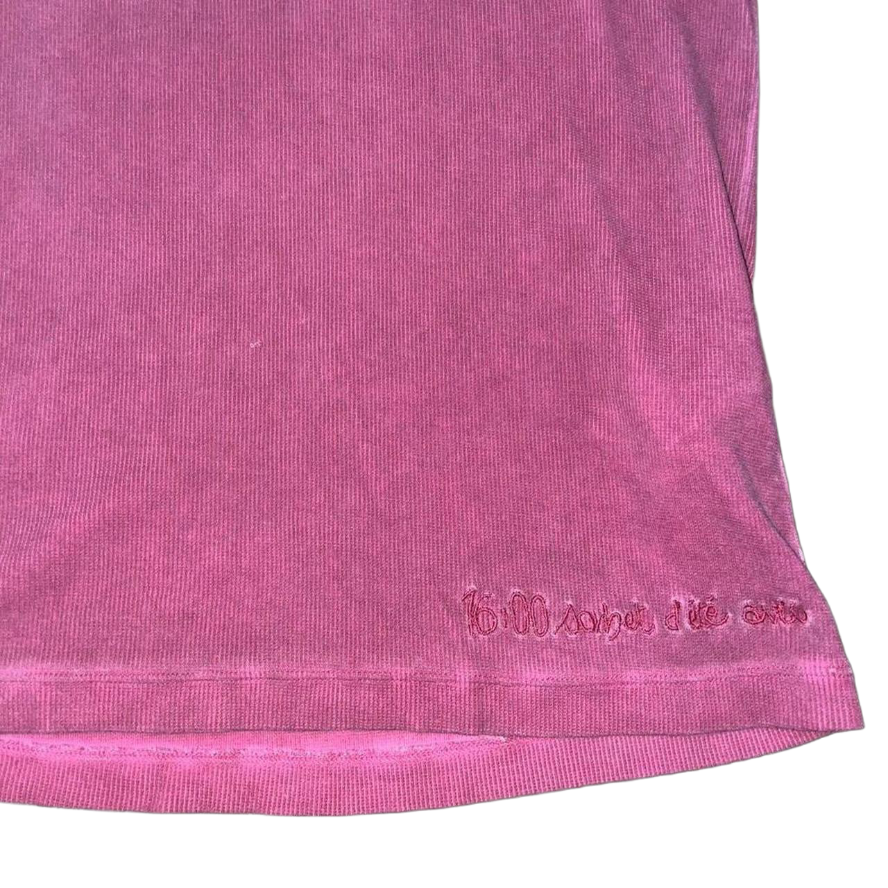 Cop. Copine dark pink tank with rosette detail