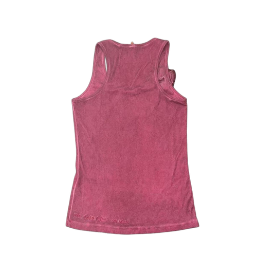 Cop. Copine dark pink tank with rosette detail