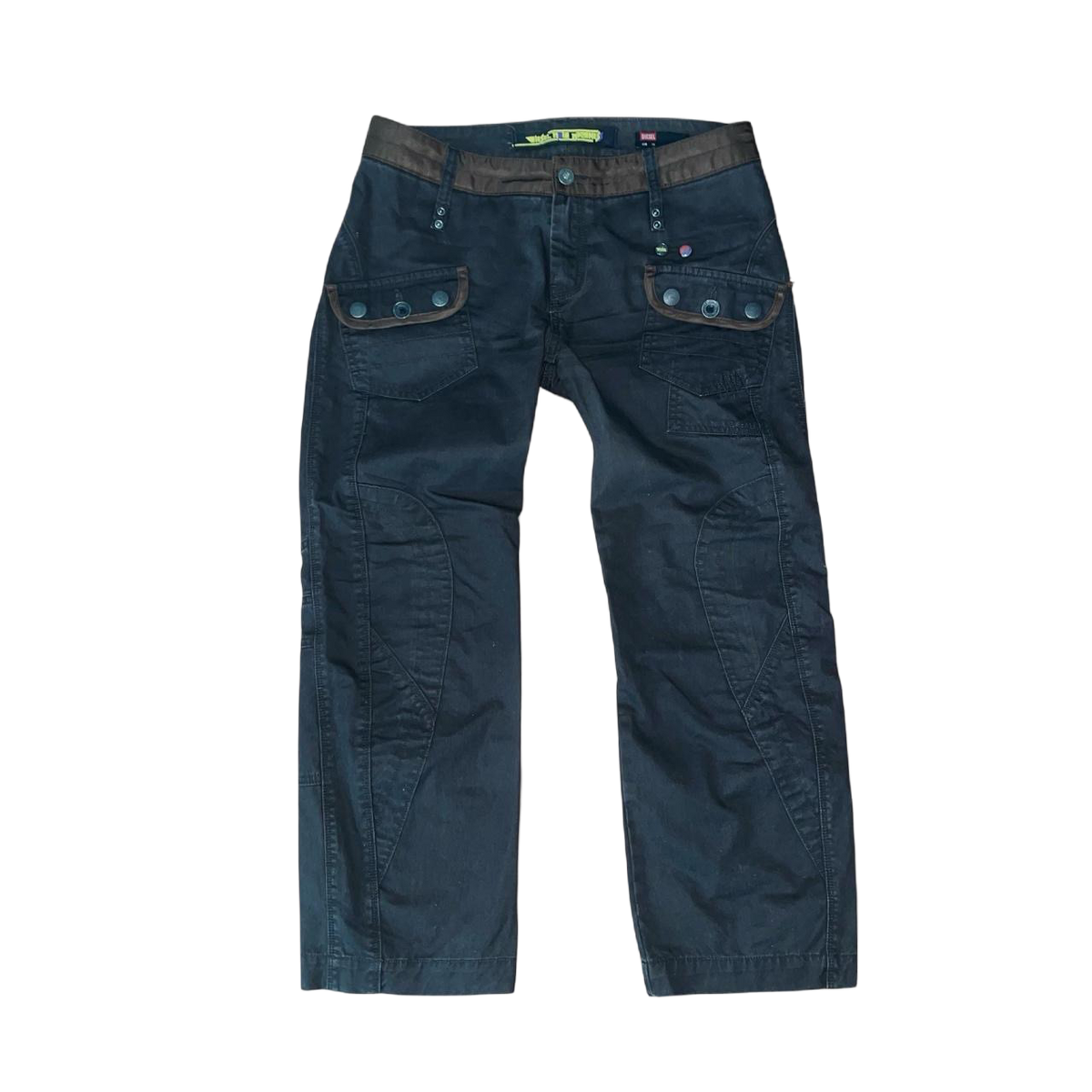 Diesel brown utility cargo pants