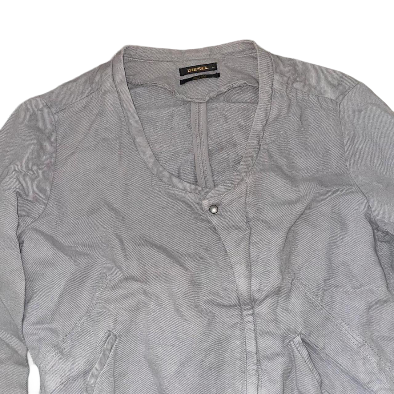 Diesel gray asymmetric jacket