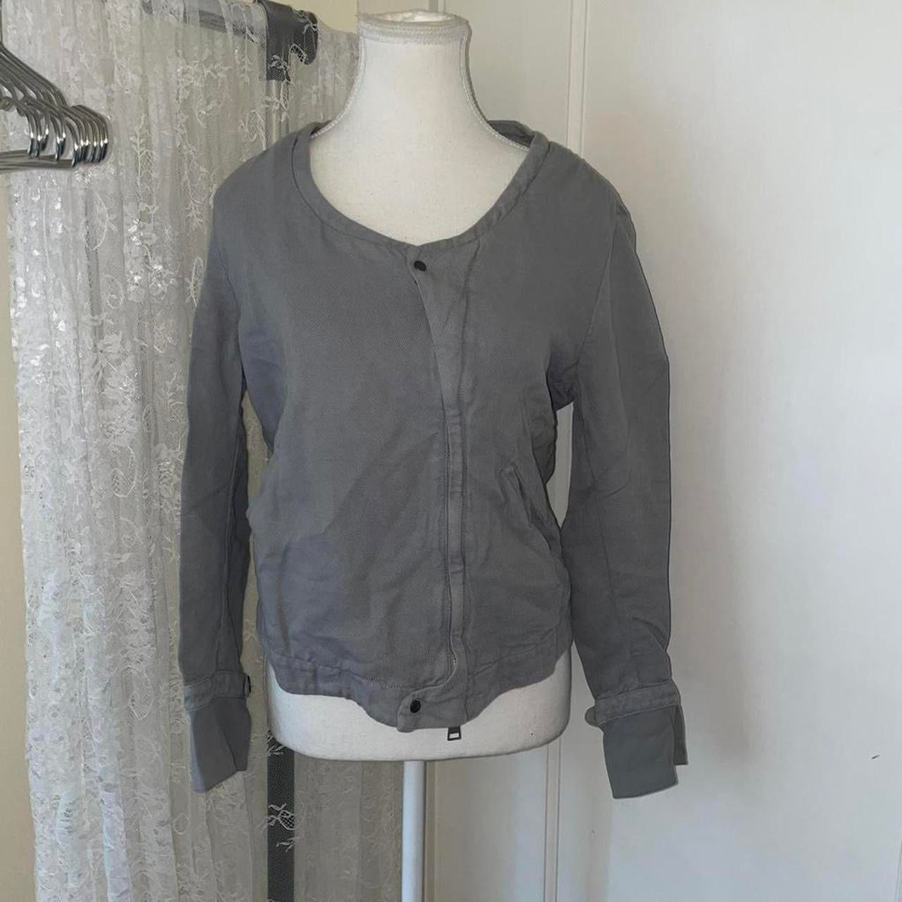 Diesel gray asymmetric jacket