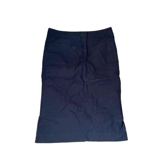 Cop. Copine black midi skirt with red accents