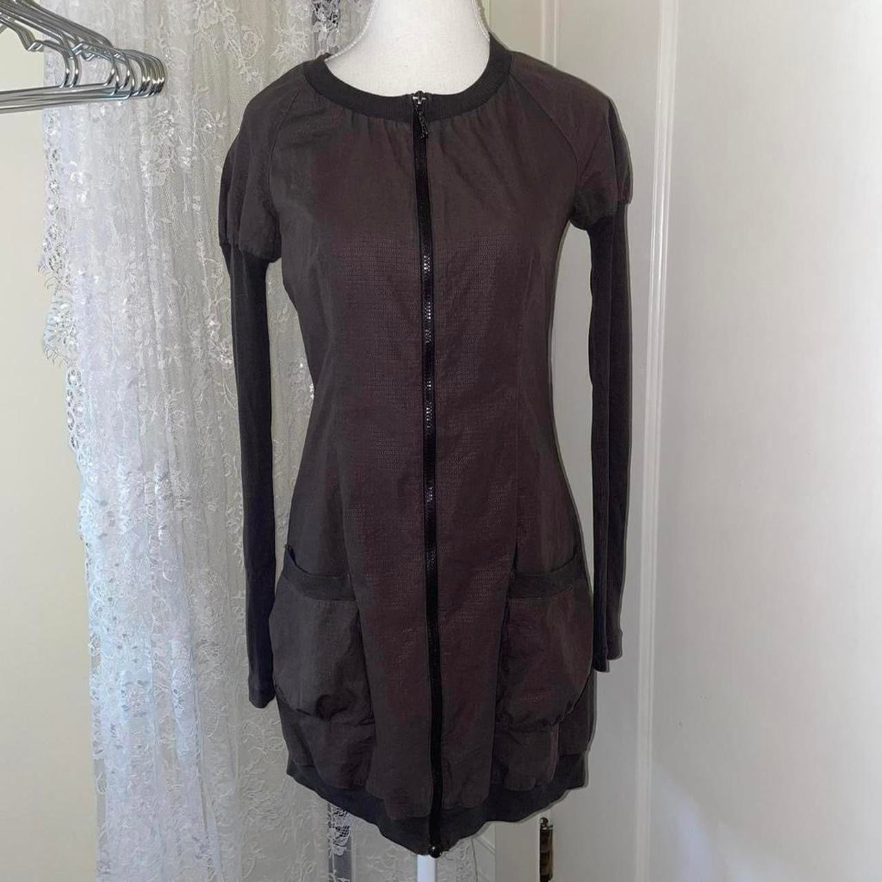 Cop. Copine dark brown long sleeve subversive dress