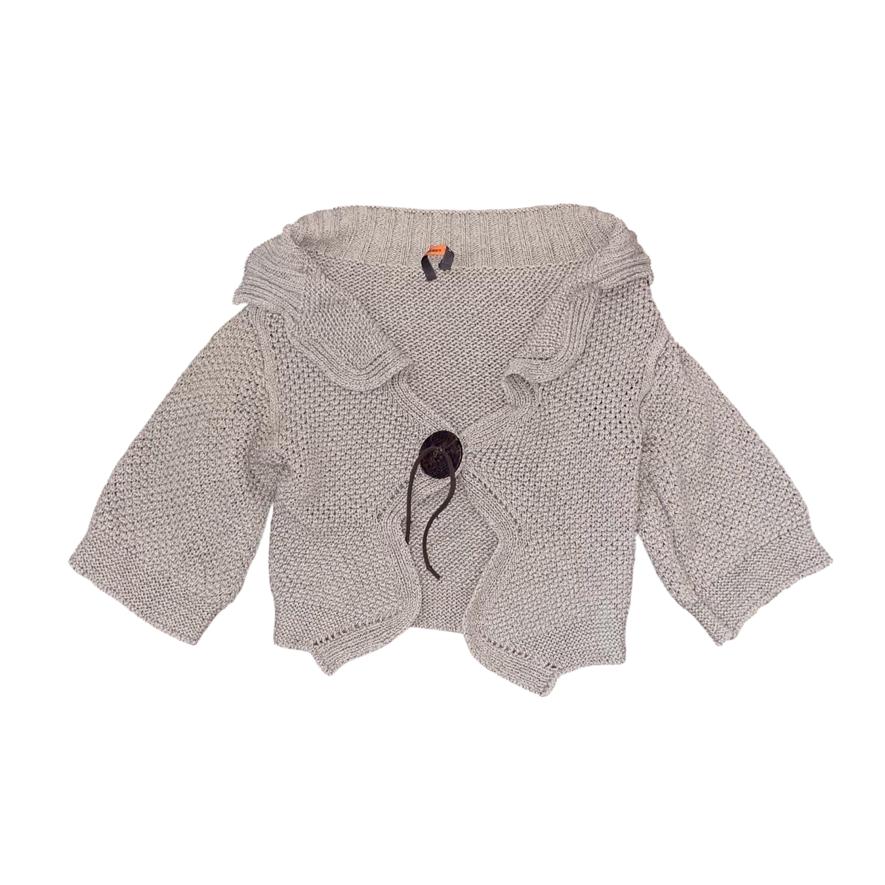 Cop. Copine gray knit cardigan | mid-2000s
