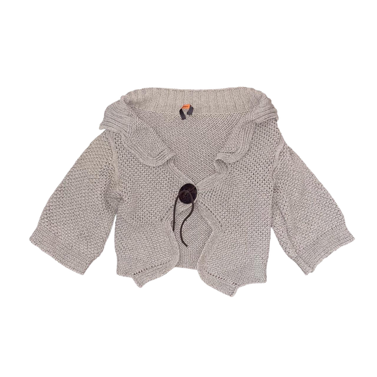 Cop. Copine gray knit cardigan | mid-2000s