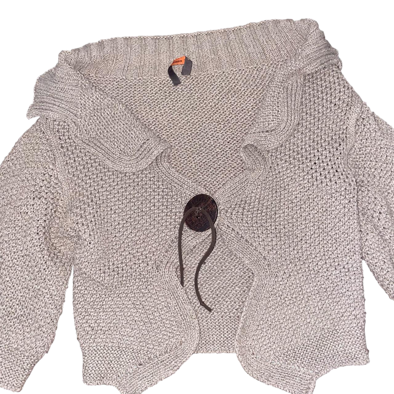 Cop. Copine gray knit cardigan | mid-2000s