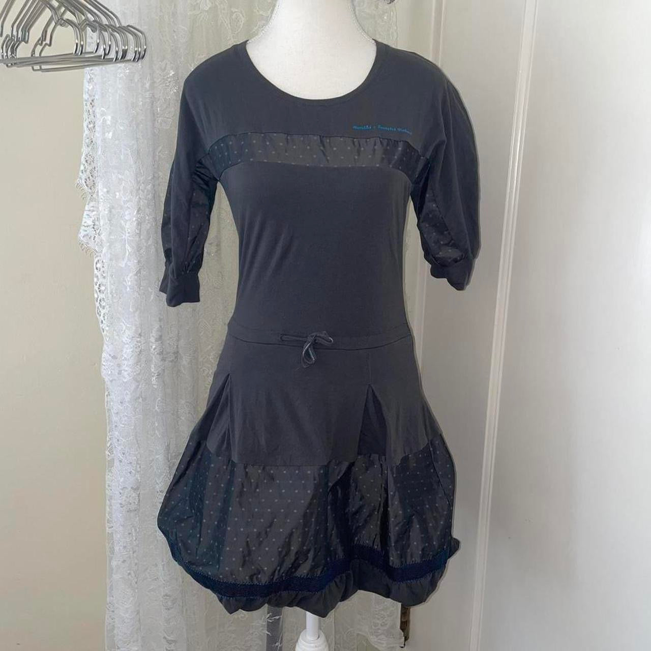 Marithe + Francois Girbaud dark gray subversive bubble dress