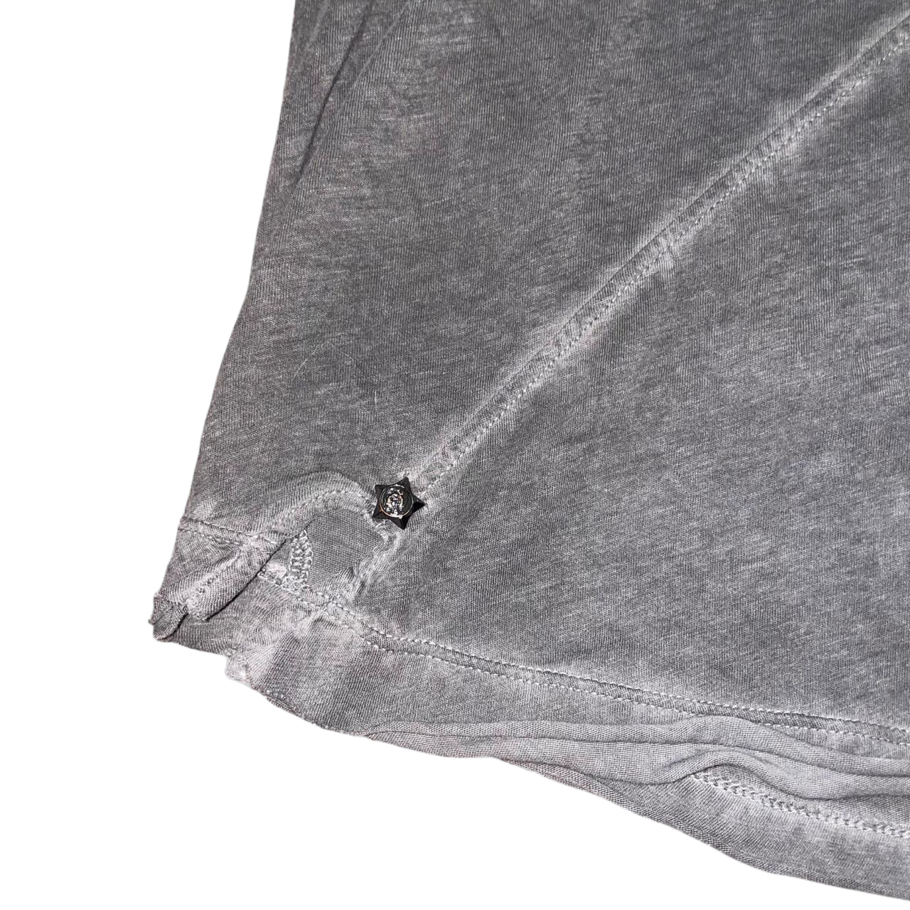 Diesel faded wash asymmetric tank with pocket detail | late-2000s