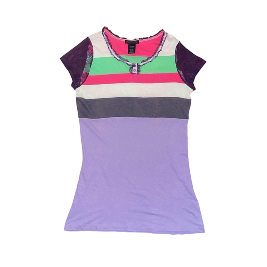 Custo Barcelona multicolor stripe top | mid-2000s