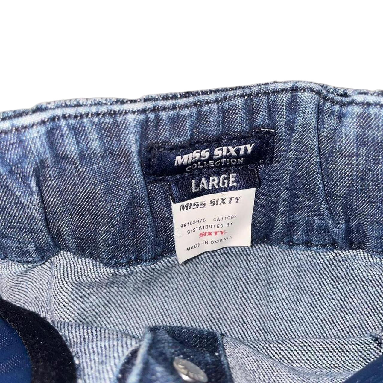 Miss Sixty faded denim corset