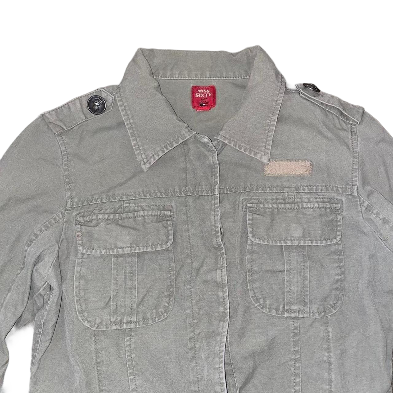 Miss Sixty army green utility jacket