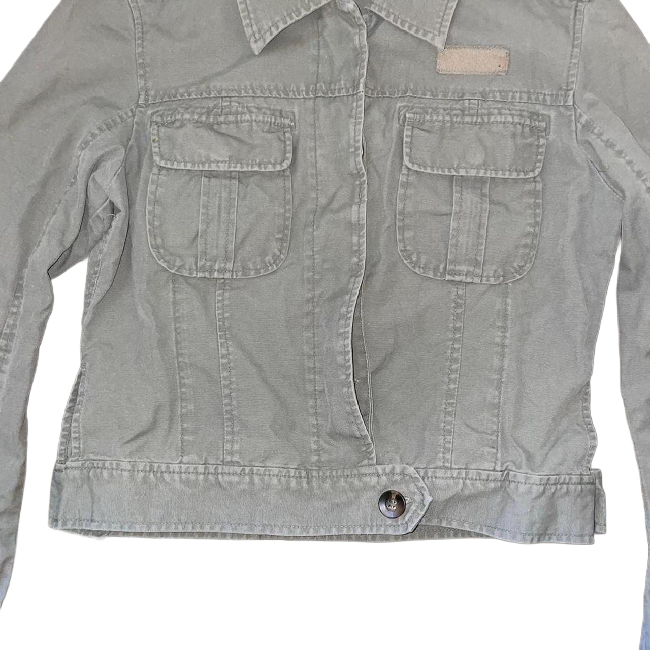 Miss Sixty army green utility jacket