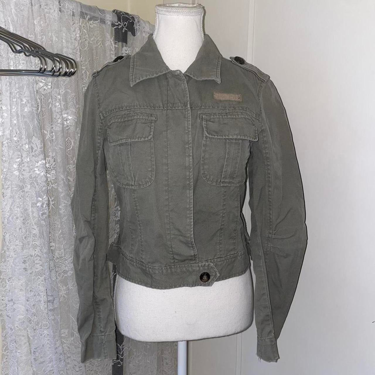 Miss Sixty army green utility jacket
