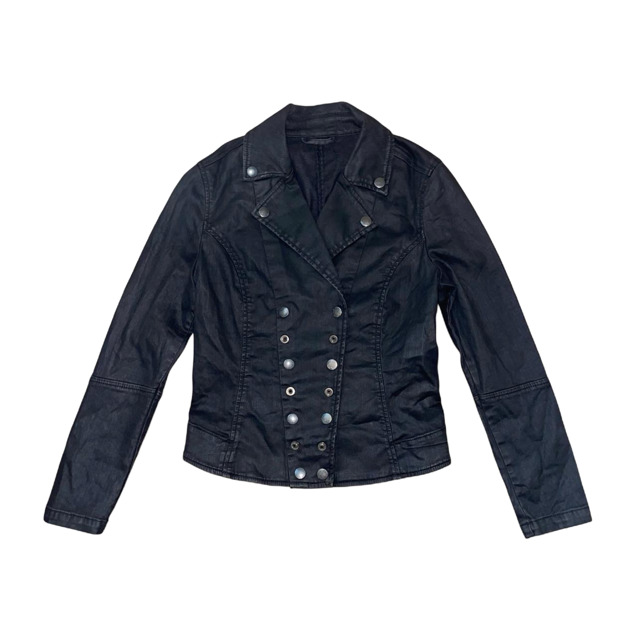 Diesel black unique moto style jacket | late-2000s