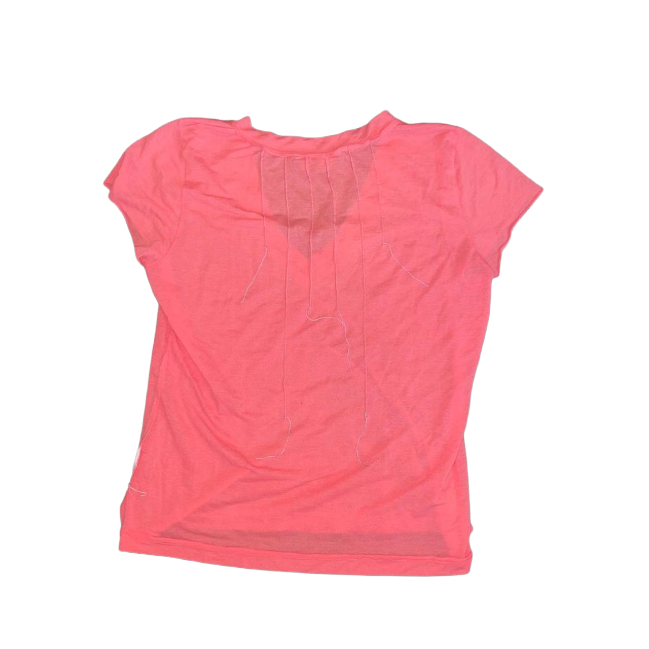 Cop. Copine sheer pink graphic top