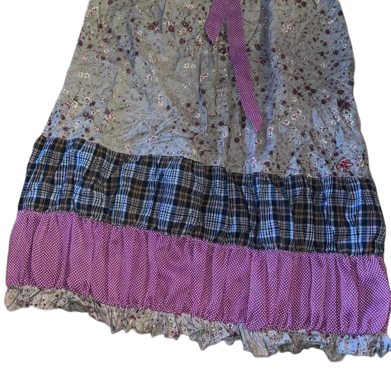 Cop. Copine sheer floral babydoll mini dress
