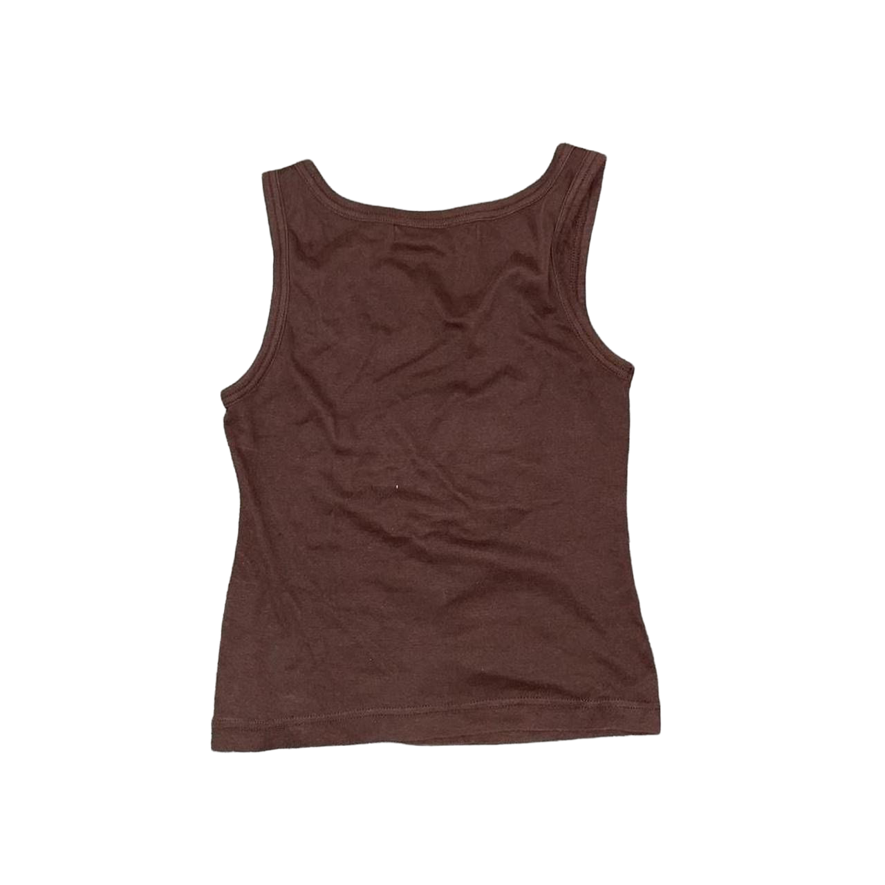 Miss Sixty brown embroidered tank