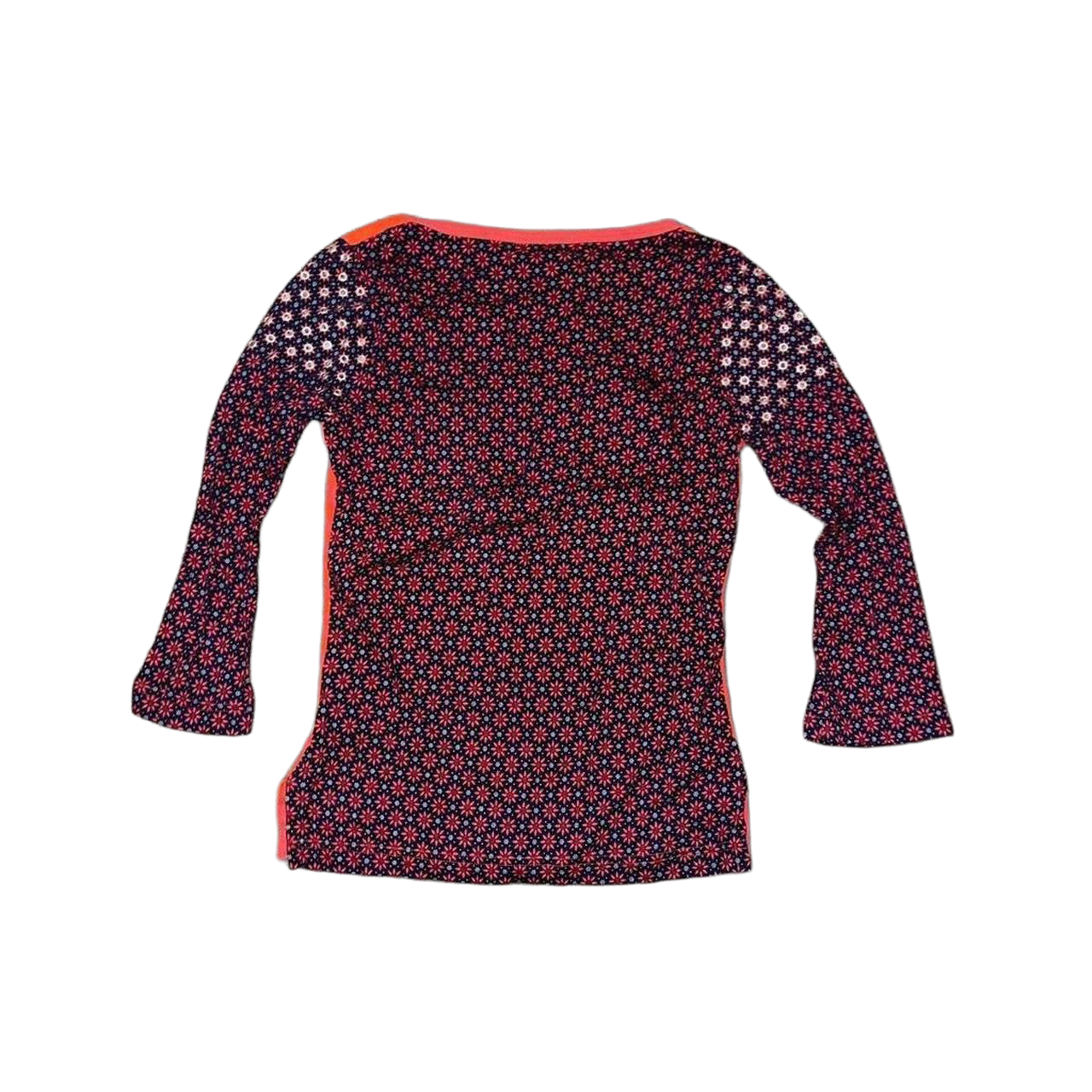 Custo Barcelona Spanish graphic top with grommet detailing