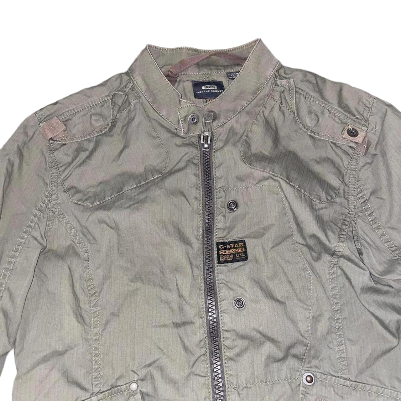 G-Star army green utility jacket