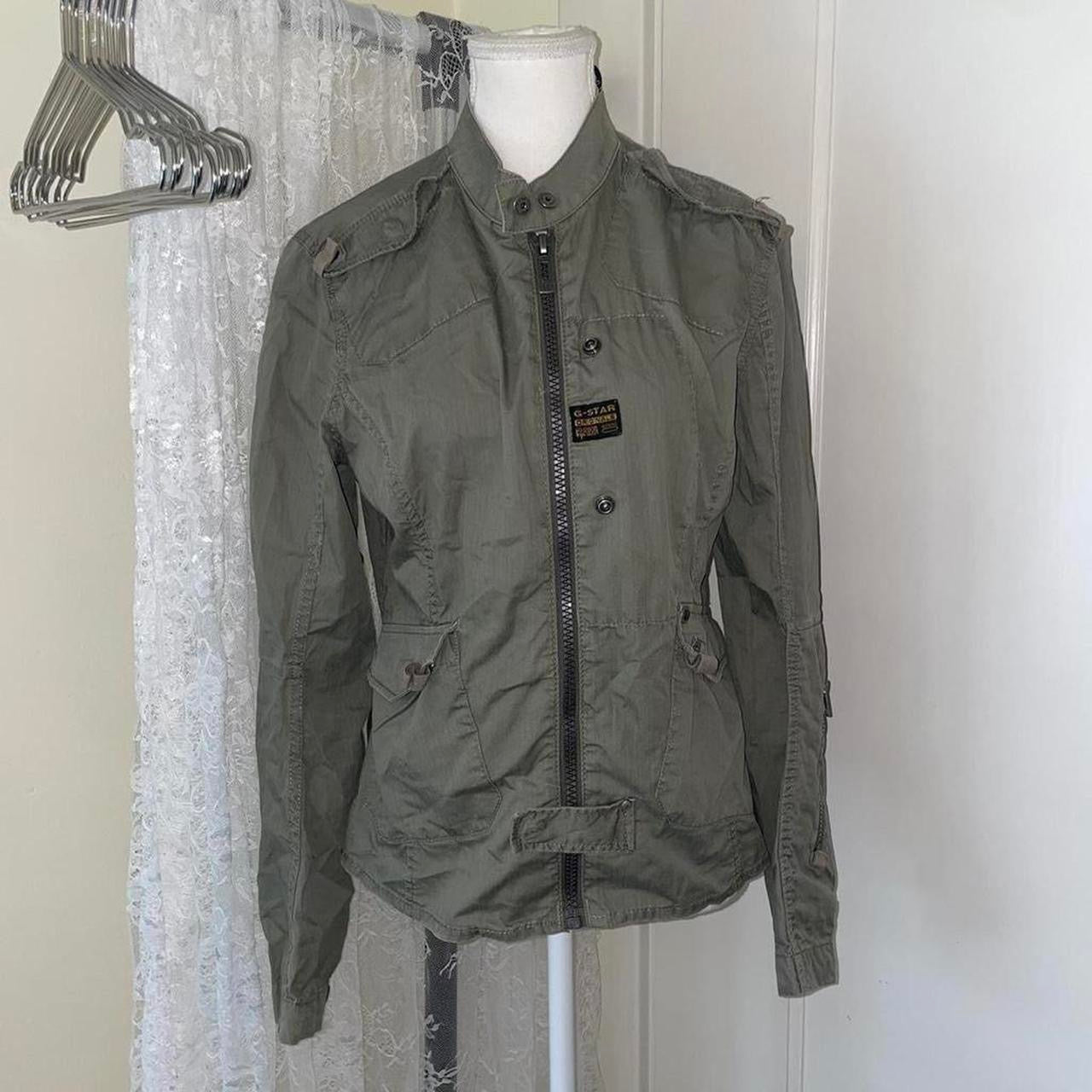 G-Star army green utility jacket
