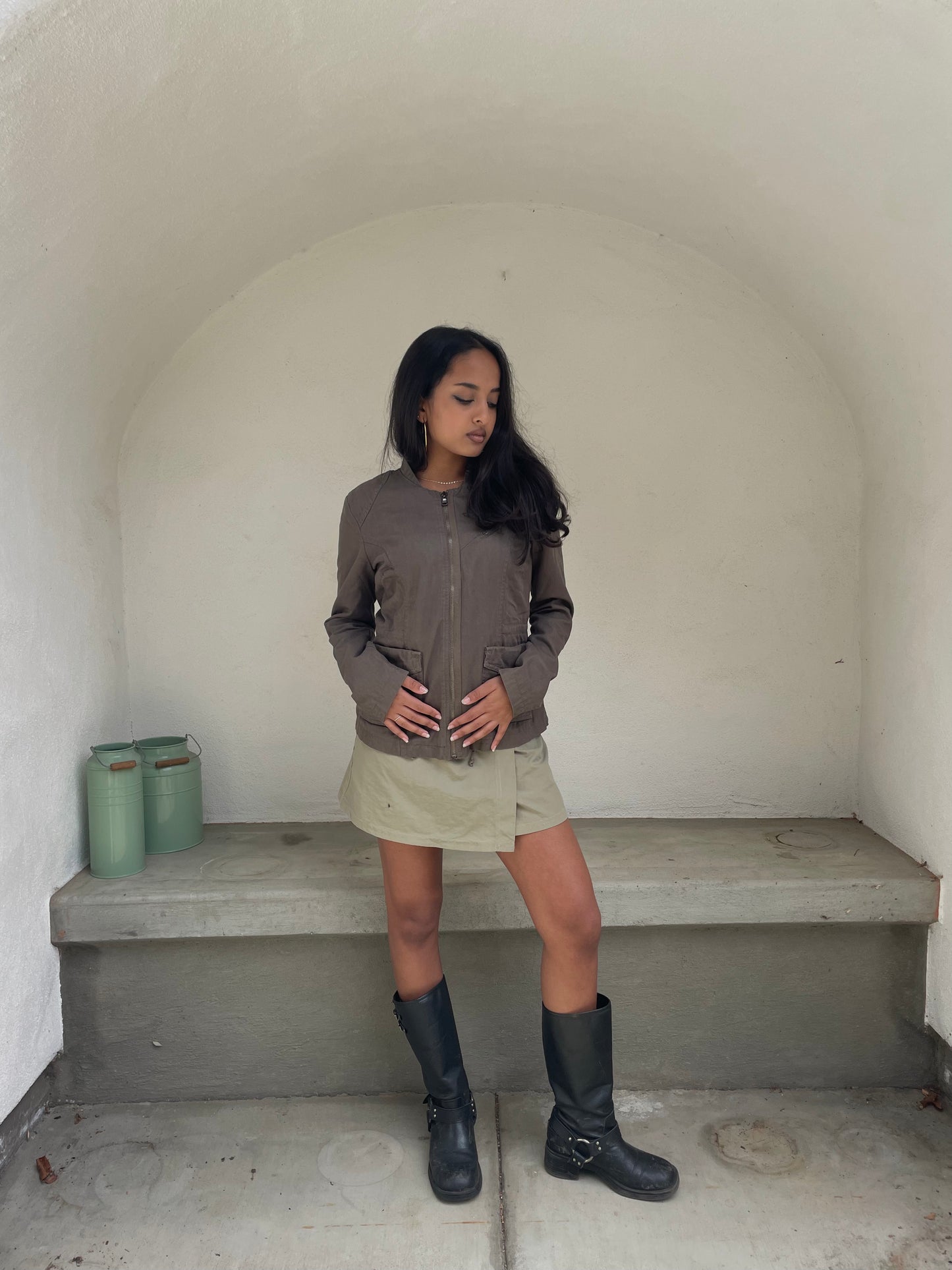 Diesel khaki utility jacket