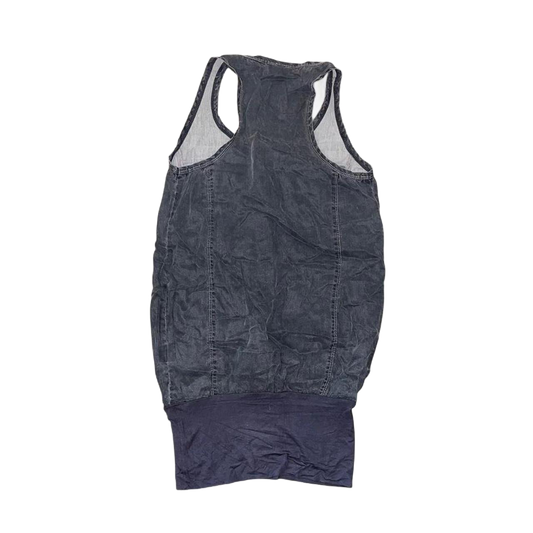 Miss Sixty dark gray avant garde bubble midi dress