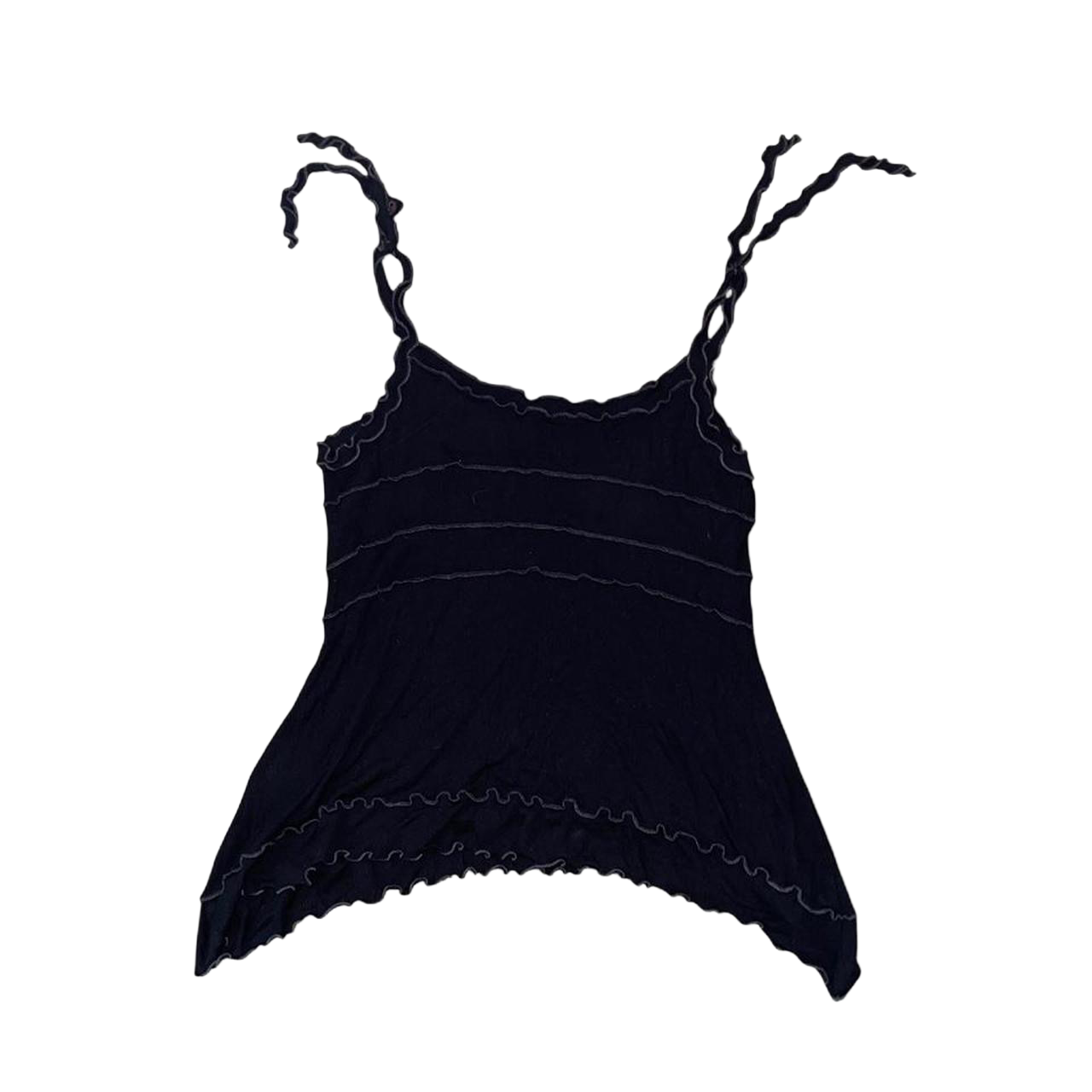 Cop. Copine black graphic subversive cami