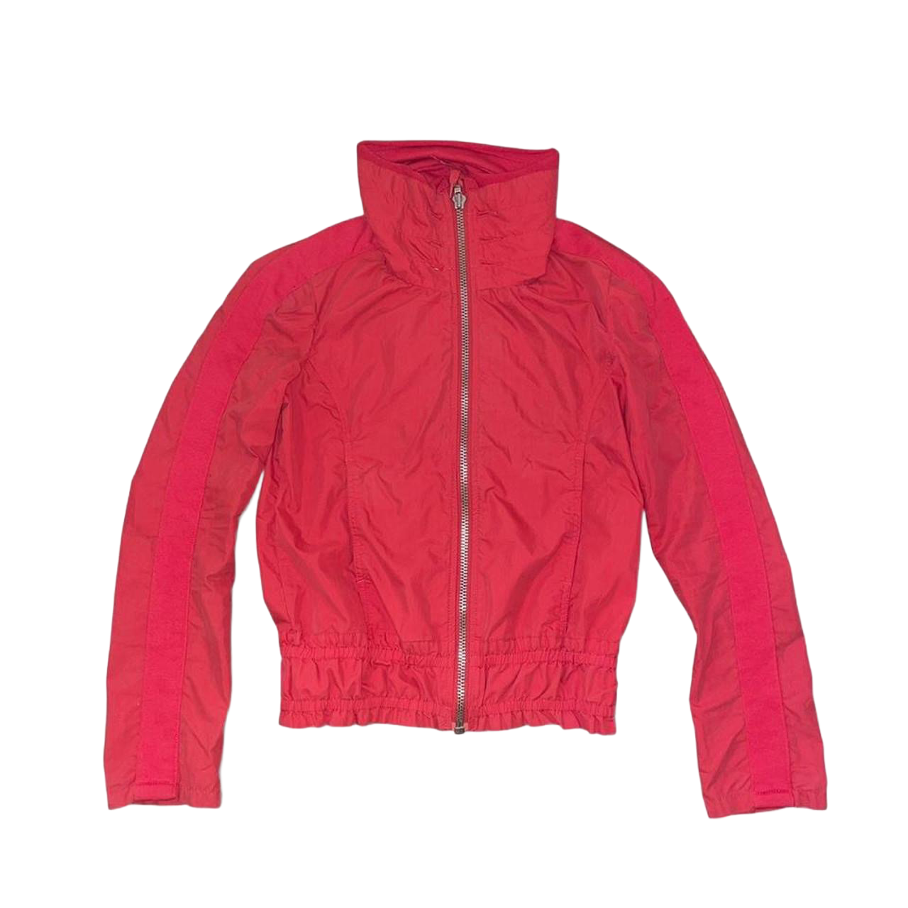 Diesel red embroidered track jacket