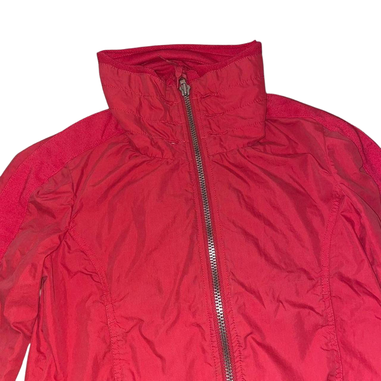 Diesel red embroidered track jacket