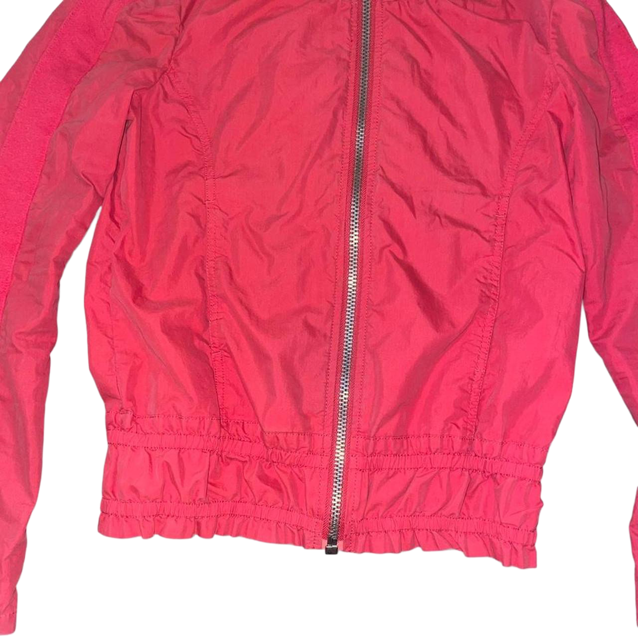 Diesel red embroidered track jacket