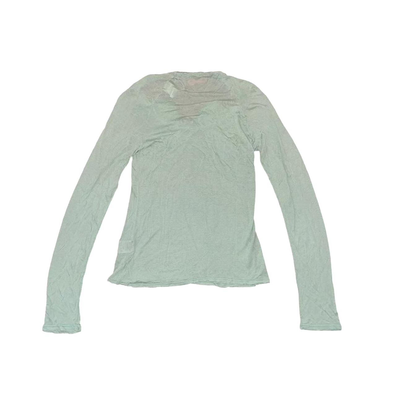 Miss Sixty sheer green collar long sleeve
