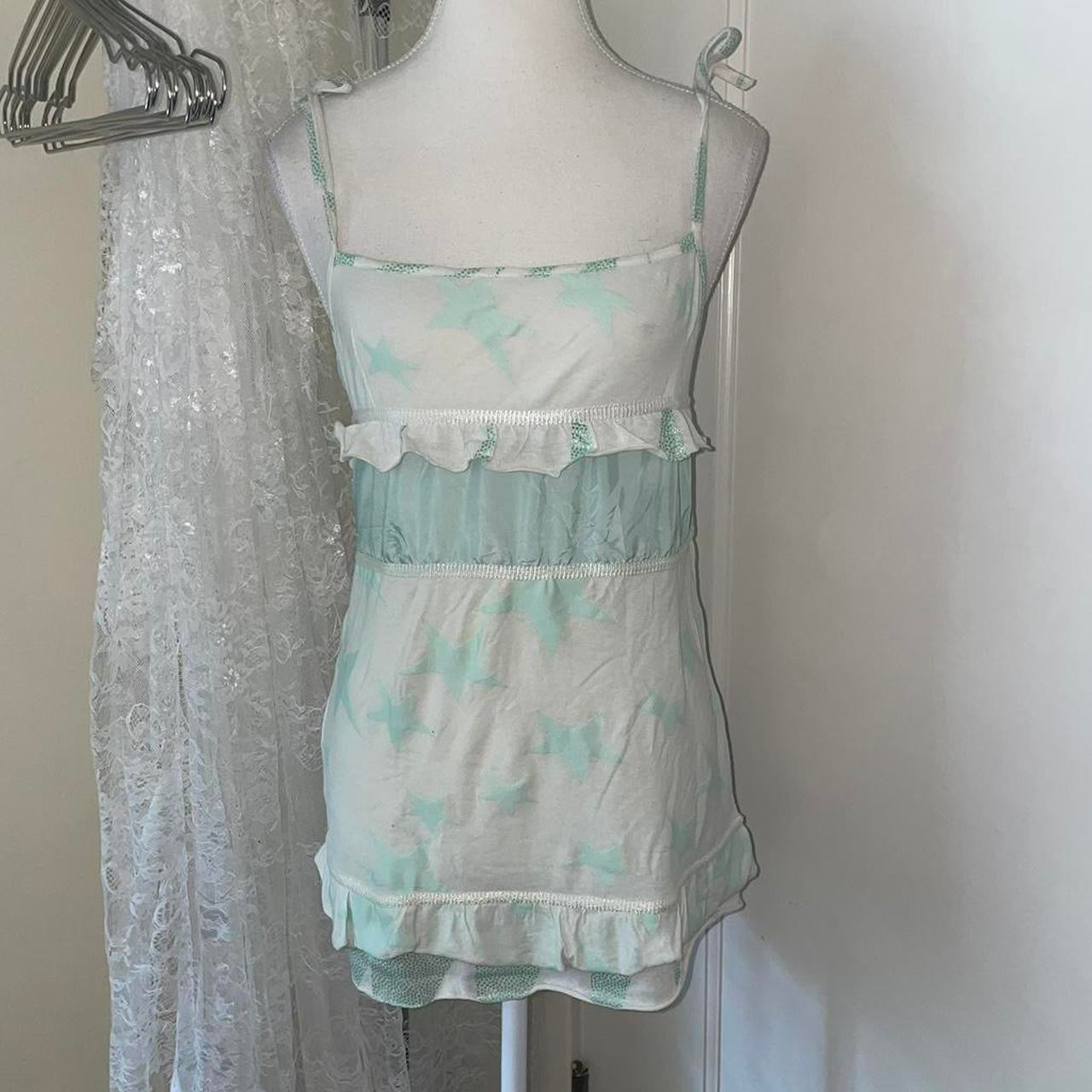 Custo Barcelona mint star graphic cami