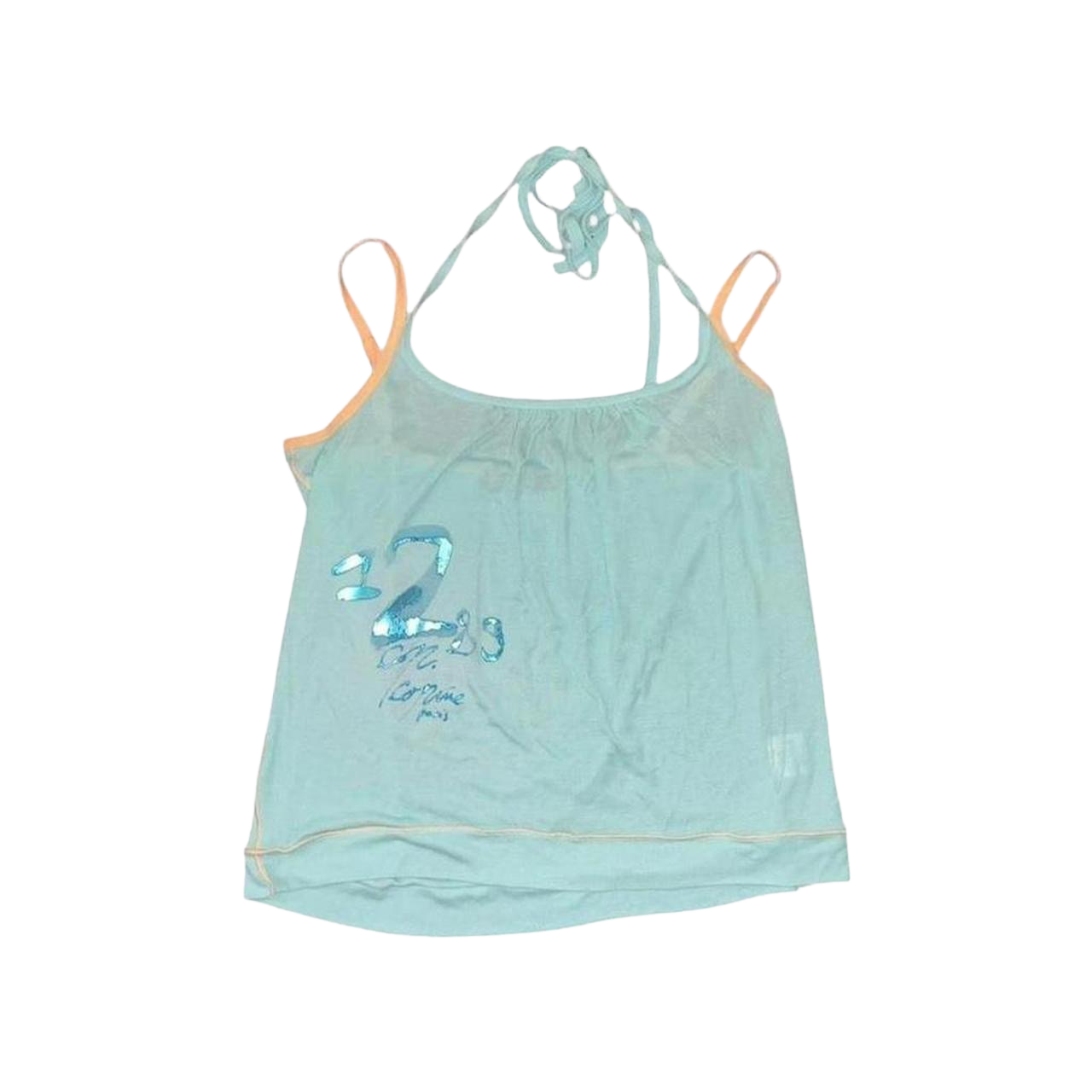 Cop. Copine light blue graphic cami