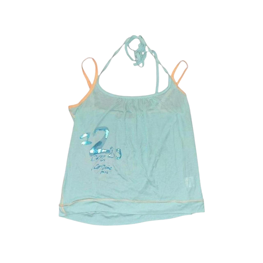 Cop. Copine light blue graphic cami