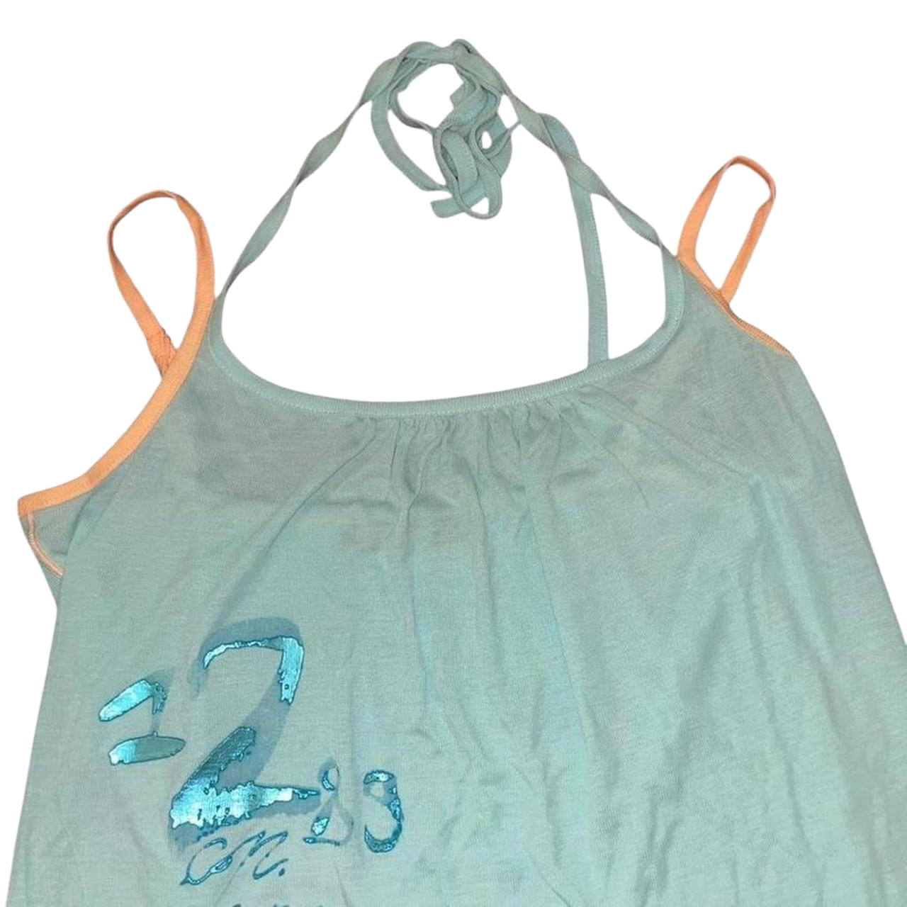 Cop. Copine light blue graphic cami