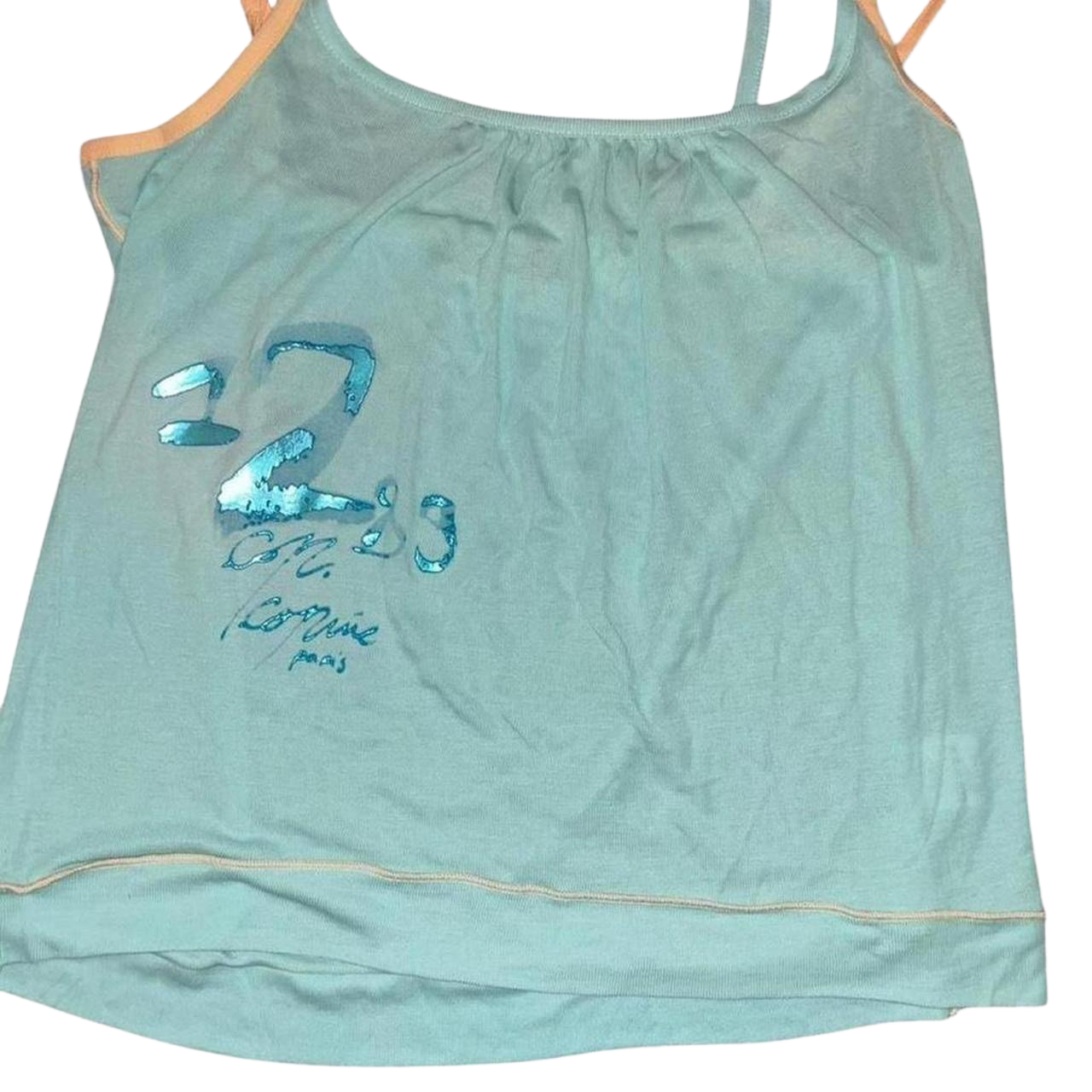 Cop. Copine light blue graphic cami