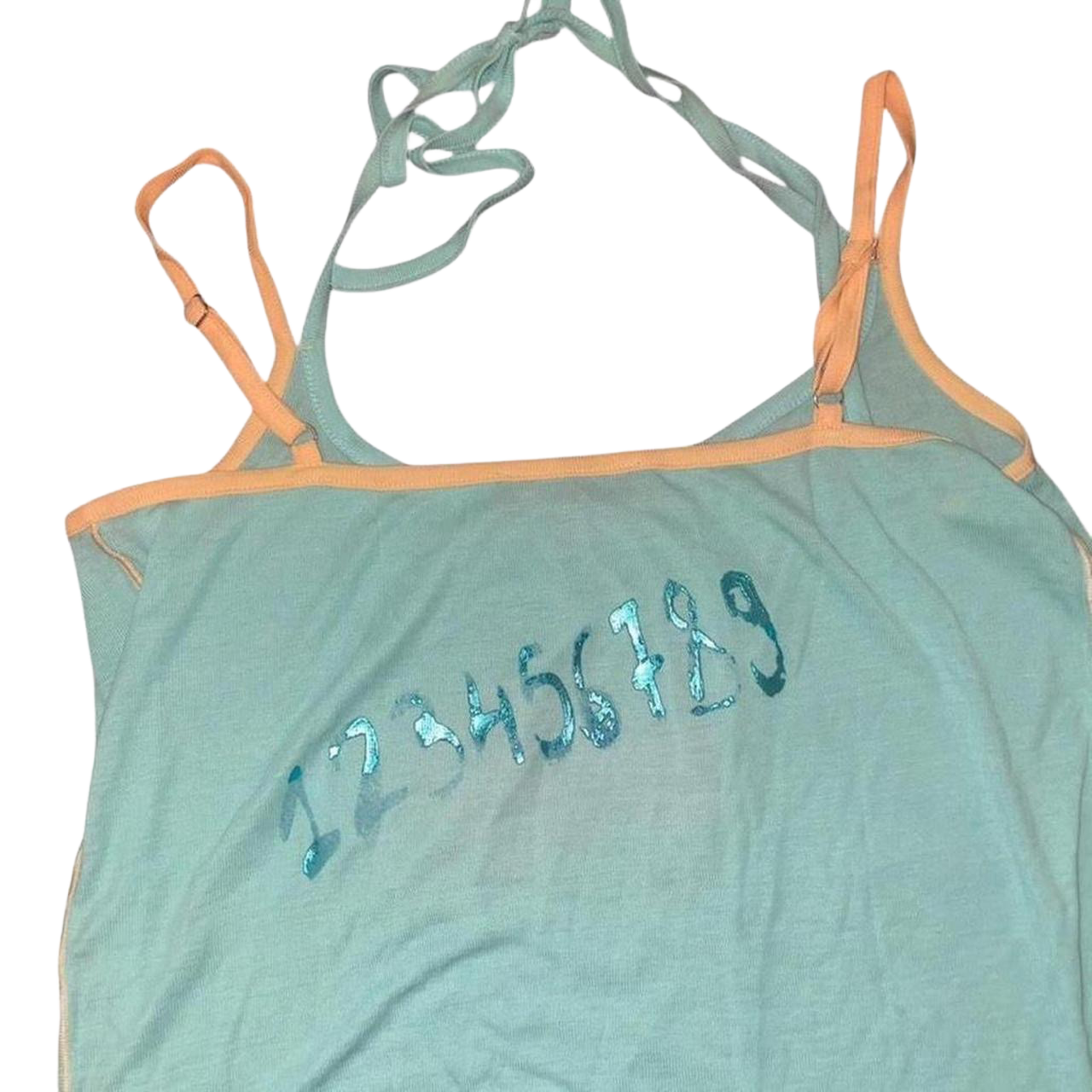 Cop. Copine light blue graphic cami